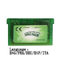ROMGAME 32 -bitna ručna konzola za video igranje s kartonom Mari Kart Super Circuit Engleski jezik EU Verzija Cleren Green Shell