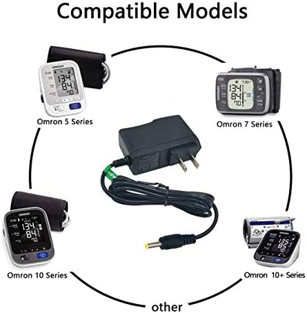 Novi zamjenski adapter za izmjeničnu struju prikladan za monitor krvnog tlaka od 5, 7,10 serija-zamjenski kabel za napajanje za punjenje