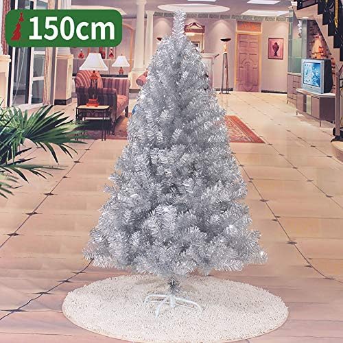 5ft Premium Umjetno božićno drvce, osvijetljeno ekološki prihvatljivo PVC Xmas Tree Pine Tree W/Metal Stand za odmor za odmor, lako