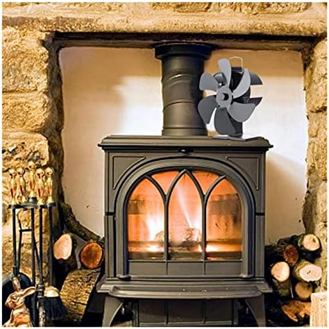 * 6 ventilator s lopaticama za peć na toplinski pogon ventilator za kućni kamin tiha Oprema za sagorijevanje drva učinkovita oprema