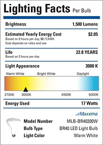 100 vati ekvivalent 100 vati podesiva žarulja od 17 vati Topla bijela 1500 lumena, 3000 K