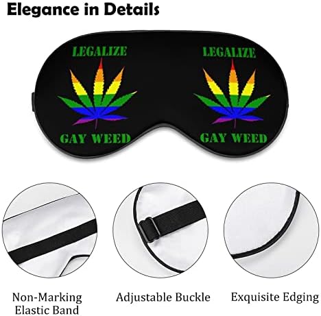 Legalizirajte gay maska ​​za spavanje izdržljive započne maske za očne maske za oči s podesivim remenom za muškarce