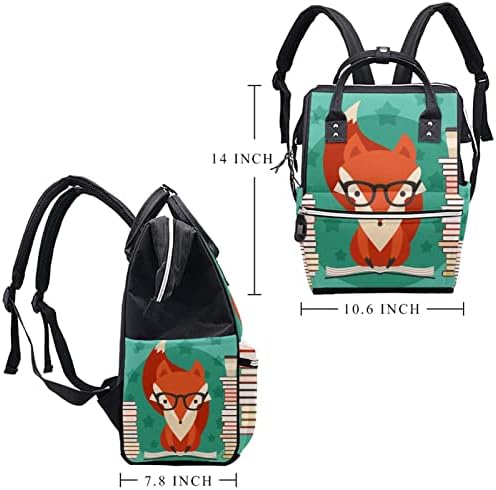 Lisica educiraj se ruksak pelena s presvlačenjem torbi za djevojčice dječake djevojčice mama mama