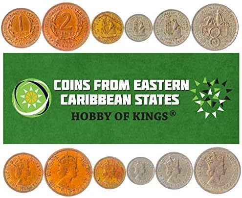 Set od 6 kovanica s Fidžija: 1, 2, 5, 10, 20, 50 centi. 1969-1985