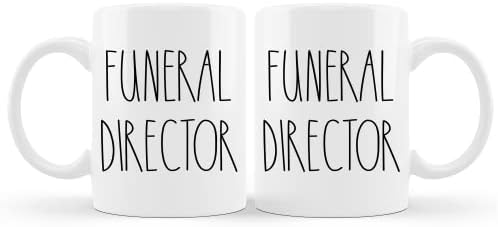 Pogrebni direktor krigle, pogrebni direktor Rae Dunn Style šalica za kavu, najbolji pogrebni direktor poklon, poklon za pogrebni direktor,