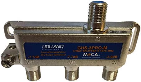 Holland Electronics trosmjerni razdjelnik MOCA kompatibilan s 5-1675MHz