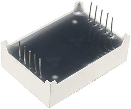 UxCell Common Cathode 10 pin 1 bit 7 segment 1,34 x 0,94 x 0,41 inča 1 Crveni LED zaslon Digitalna cijev 5pcs
