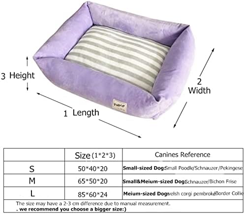 Ssxgslbh mačji i pseći krevet mali i srednji pseći jastuk koji se može praviti pse jastuk jastuk jastuk jastuk jastuk kauč za pseće