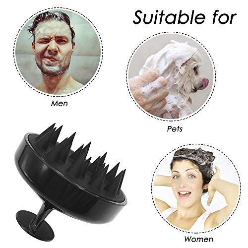 Set od 2, četkica za šampon za masažer vlasišta kose, ručni masaža za glavu FindTop piling kosa za kosu za duboko opuštanje i stimulacija