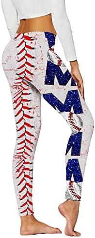 Američke gamaške za zastave ženska kontrola trbuha u SAD -u zastave joge hlače lagane lagane atletske kompresije.