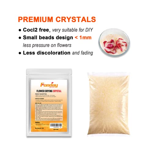 2 lb silikagela kristali za sušenje cvijeća mali kristali s bojom za višekratnu upotrebu