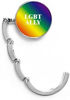 Gradient LGBT Ally Rainbow Homo kuka za kuka ukrasna kopča za ekstenzija sklopiva vješalica