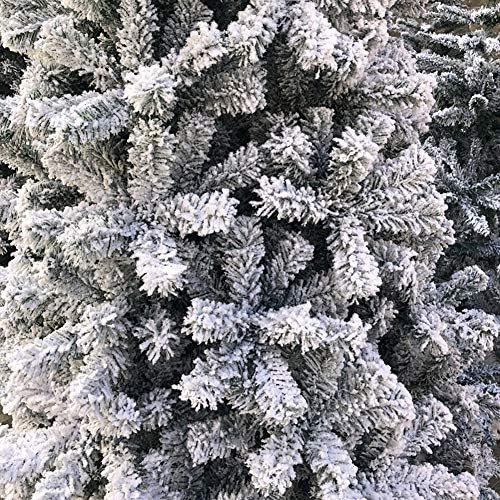 Dulplay 9,8ft jata snijeg Umjetno božićno drvce, vrhunska smreka sa šarkama 2300 savjeta božićno borovo stablo za odmor za odmor-6,8ft