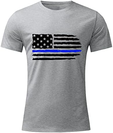 XXBR muški dan neovisnosti košulje kratkih rukava, muške 4. srpnja američke zastave vrhovi casual tiskani majica majice majice vrhovi