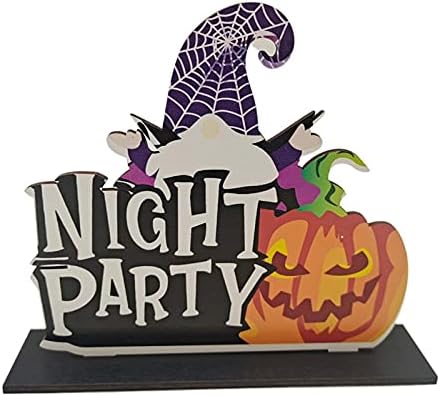 SHOASO WICHCH Halloween dekor Halloween drveni privjesak bundeva Spider Party Dekoracija