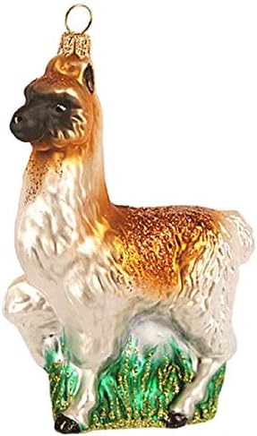 Llama poljsko staklo ukras božićnog drvca životinja Južnoamerička divljina
