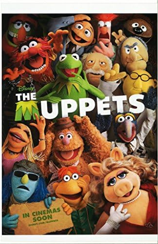 Muppets s Kermit The Frog Miss Piggy Foozie Bear i Gang 11 x 17 filmski plakat Litho