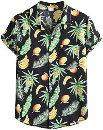 XXBR Muške havajske cvjetne košulje Gumb Down Tropical Holiday Summer Beach haljina košulje