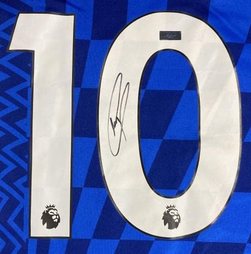 Christian Pulisic potpisao 2021-22 Chelsea FC Nike nogometni dres Panini - Autografirani nogometni dresovi