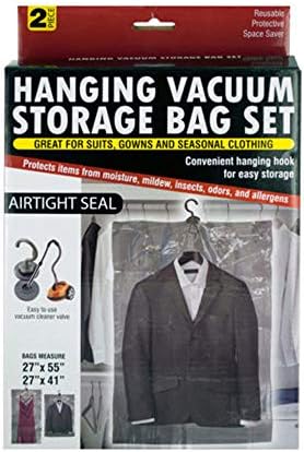 Bulk kupuje viseću vakuumsku vrećicu za odlaganje odjeće - 4 pakiranja