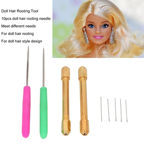 Lutka kosa korijenje reroot rehair držač alata metal 10 igle čvrste lutke za izradu alata za rađanje kose alati za ukorjenjivanje,