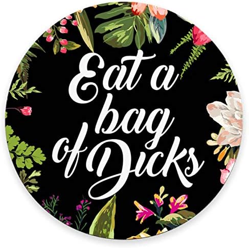 Amcove Pojedite vrećicu jastučića za kurac, smiješna prilično simpatična citata prilagođena miša, mousepads koji se može praviti s