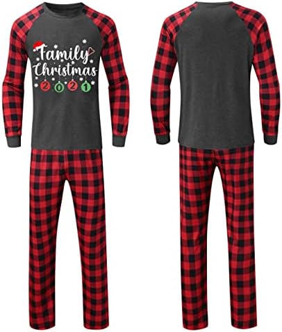 XBKPLO OBITELJI OBITELJSKI XMAS PIDAMAS, božićna odjeća za spavanje za obiteljske pidžame s padlamom za obitelj za obitelj za obiteljsku