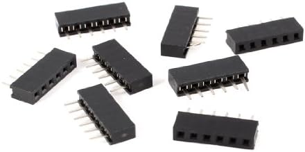 8 kom audio i video pribor jednoredni u koracima od 2 mm 6-pinski izravni ženski konektori i Adapteri zaglavlje konektora