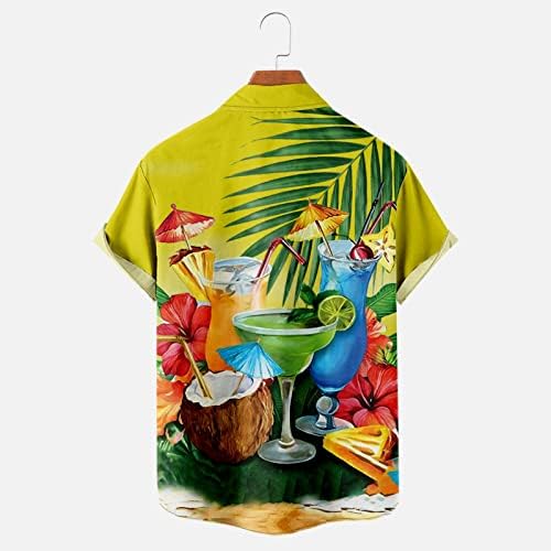 XXBR 2023 3D Print slika cvjetna havajska košulja muškarci Žene odbijaju ovratnike vintage slojevito za muškarce dugačke