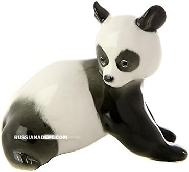 Skulptura medvjed Cub Panda, carska porculanska biljka