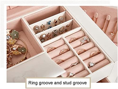 Kutija za nakit za žene i djevojke putna torbica ogrlica prsten naušnice organizator mali organizator nakita