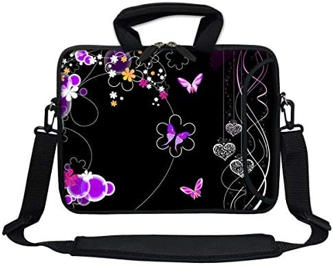 MEFFORT INC 13,3 inčni neoprenski prijenosni torba s dodatnim bočnim džepom kompatibilno s 12,5 do 13.3 MacBook Chromebook & Laptops