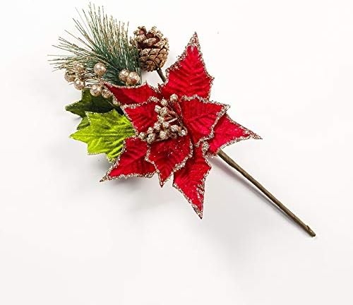 Sezona ukras 2 PCS božićno drvce borove igle borove stone ukrasne predmete.