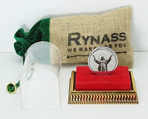 Rynass dvokretana Isusova slika ss kovanica s prekrasnom kutijom i vrećicom od jute