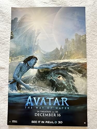 Avatar: Put vode - 11 X17 D/S Originalni promotivni plakat 2022 Cinemark James Cameron