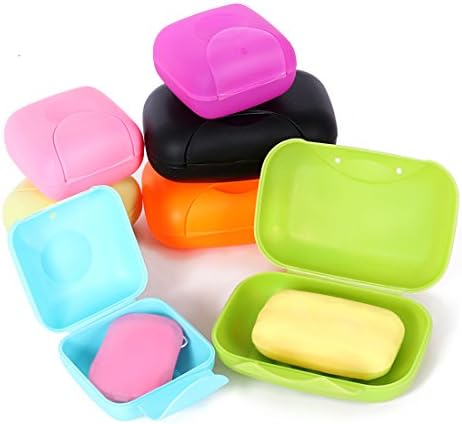 UXCELL plastični kućni proizvodi putovanja Mini sapun kutija kutija za kućište spremnik ružičasta