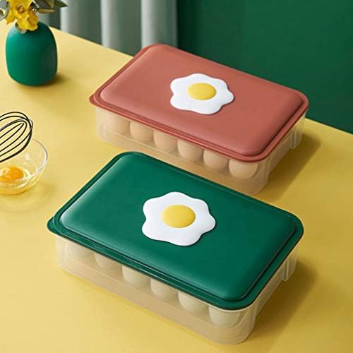 Ladica za jaja proziran pladanj kutija za odlaganje jaja 24 mreže kutija za jaja u hladnjaku s poklopcima prijenosni spremnik za prijevoz
