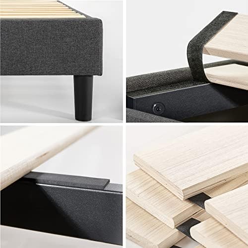 Okvir kreveta s podstavljenom platformom u donjem dijelu / baza madraca / drvena letvica / opružna kutija nije potrebna / jednostavna