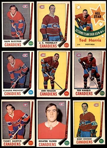 1969-70 O-pee-chee Montreal Canadiens Team Set Montreal Canadiens Ex Canadiens