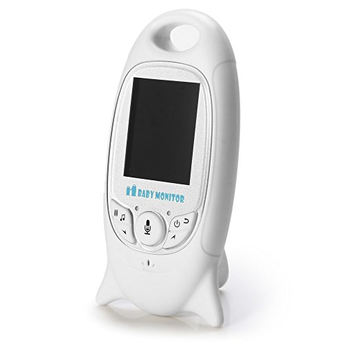 Digitalni video monitor za bebe i monitor za bebe od 2,4 GHz s funkcijom noćnog vida, glazbenim zaslonom temperature od 9 Veliki LCD