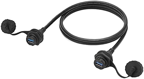 Konektori USB 2.0 3.0 utičnica ženska kabel 2 krajevi IP67 Vodootporni priključni kabel za nosač ploče 1M 3ft -