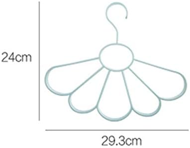 Ganfanren 1pcs s višestrukim krugom šal od plastičnog stalak za sušenje nosača za sušenje multifunkcionalnog stalak za odjeću