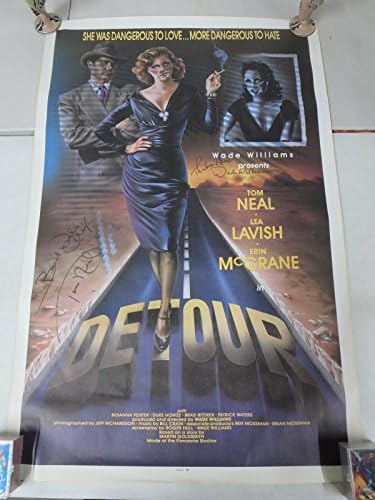 Detour 1992. filmski plakat s jednim listovima potpisao redatelj Wade Williams! Noir remake