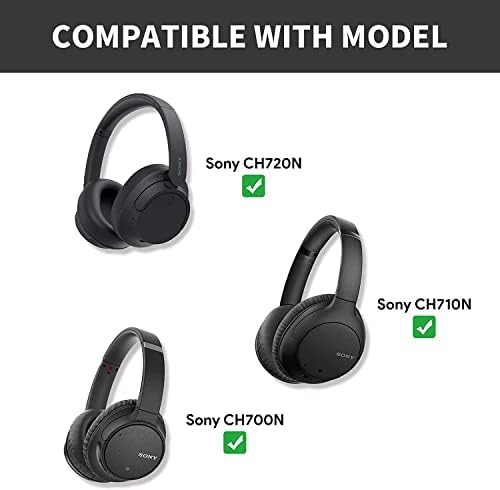 Slučaj Yinke za Sony WH-CH710N / WH-CH700N slušalice, torba za zaštitu od putovanja zaštitne poklopce