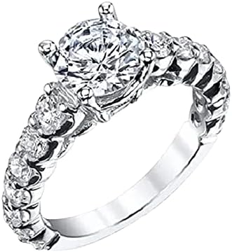 Ženski prstenovi za godišnjicu šuplje kapljice u obliku dijamanta puni Ljubavni prsten vodeni modni prsten bakreni prstenovi bez prstena