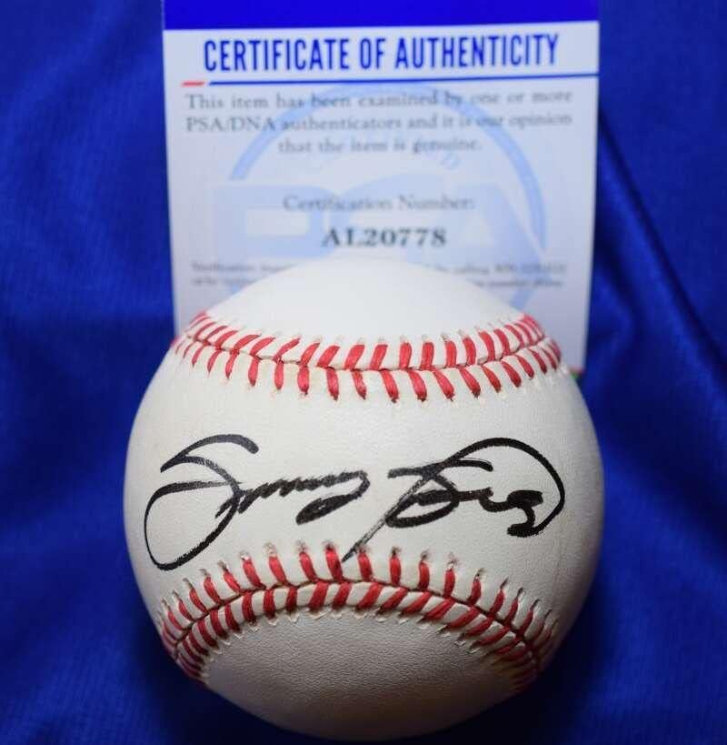 Sammy Sosa PSA DNA CoA Autograph National League ONL potpisao bejzbol - Autografirani bejzbol