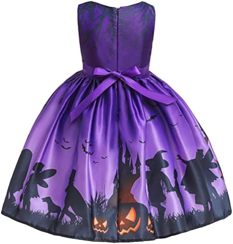 Abaodam1pc haloween dječja haljina crtana suknja suknja za halloween vještica za kostim outfit masquerade cosplay haljina set set
