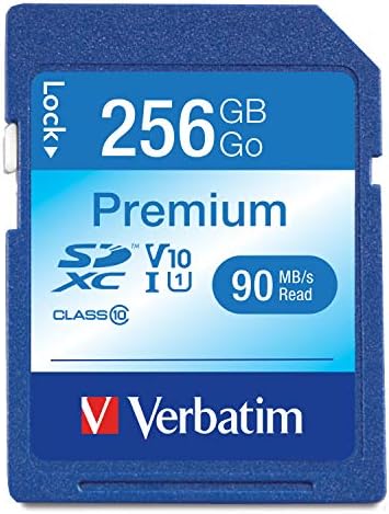 Memorijska kartica Verbatim 256 GB premium klase SDXC, UHS-I V10 U1 Class 10