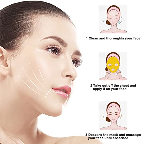 12pcs 24pcs maske za lice flaster protiv starenja, protiv natečenosti, protiv bora, hidratacije, dubokog pomlađivanja tkiva i vlaži