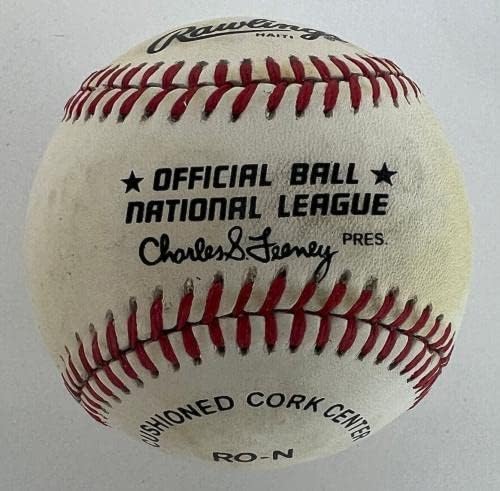 Willie Mays potpisao je Autografirano Nacionalnu ligu Feeney Baseball JSA Pismo - Autografirani bejzbols